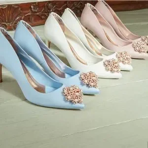 Ted Baker London Shoes Ted Baker Darlill Metallic Brooch Heel